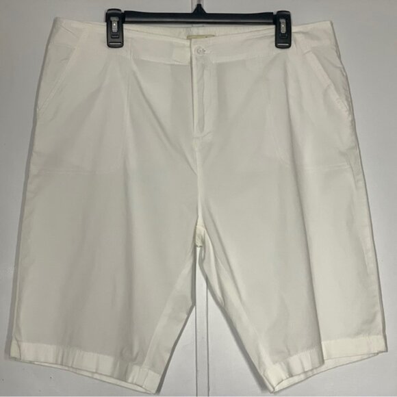Pants - Caribbean Joe Women’s Chino Shorts in White